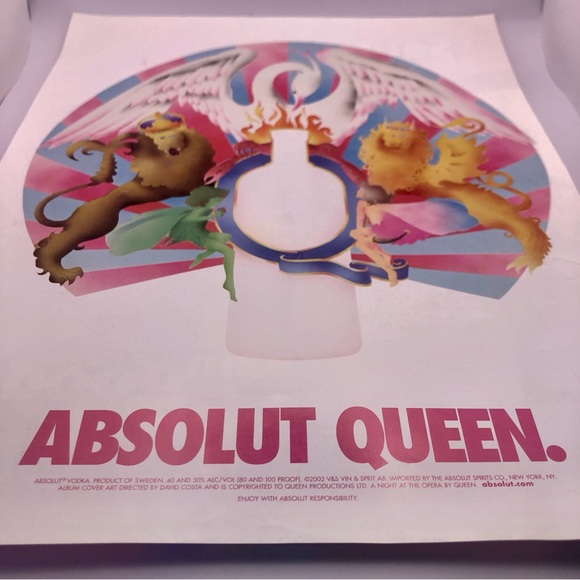 🟢[Absolut Vodka] ABSOLUT QUEEN Original 2002 Vintage Magazine Advertisement - Picture 4 of 12